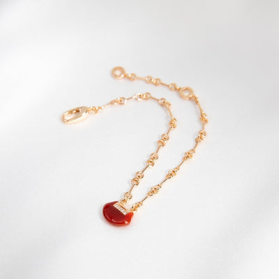 Pulsera de Paz y Energía: Fuerza espiritual con cornalina roja