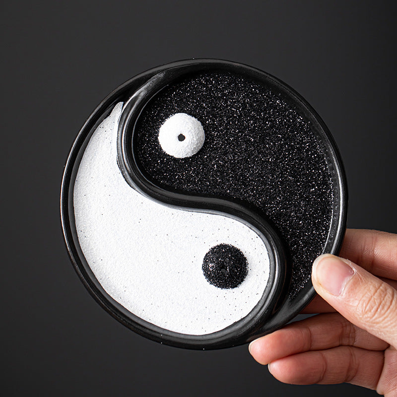 Porta Incienso Tai Chi de Cerámica – Equilibrio y Armonía Interior