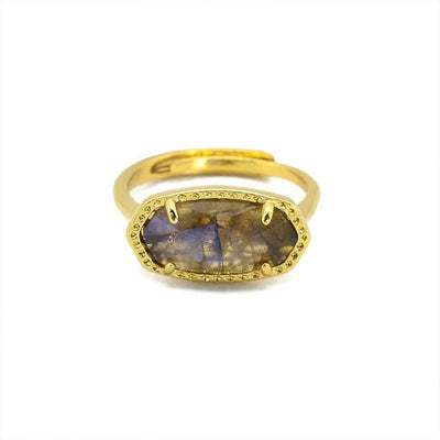 Anillo de cuarzo fumado en cobre, protección y transformación con elegancia terrenal