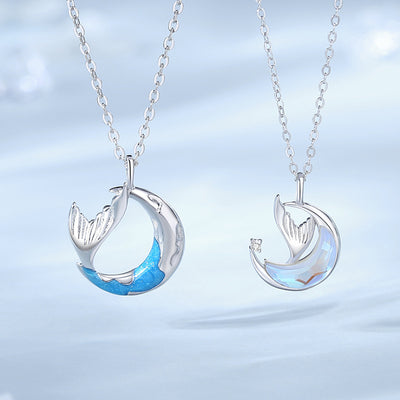 Collar Dúo de Aventurina Azul y Plata: Unión Espiritual y Estilo Infinito