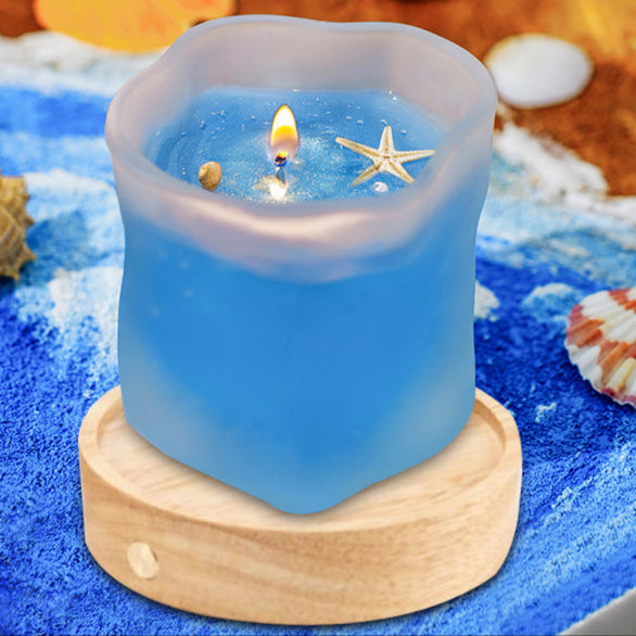Velas Perfumadas con Conchas Marinas – Fragancia y Armonía del Mar