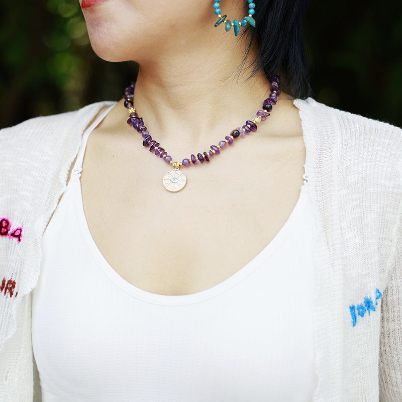 Collar Amatista Zen: Elegancia y Energía en Cada Detalle