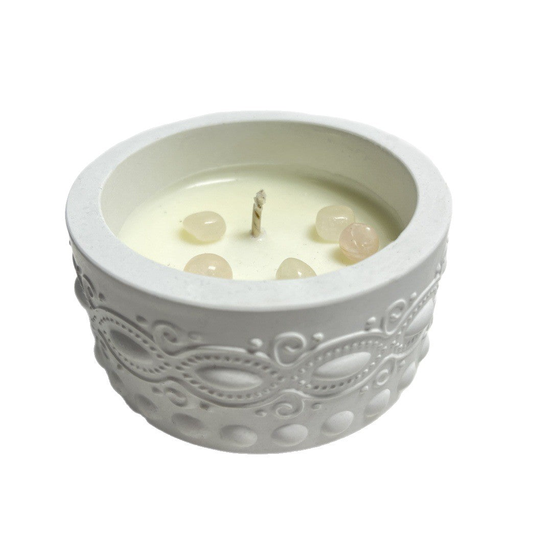 Velas Perfumadas con Piedras Difusoras – Fragancia y Armonía Interior