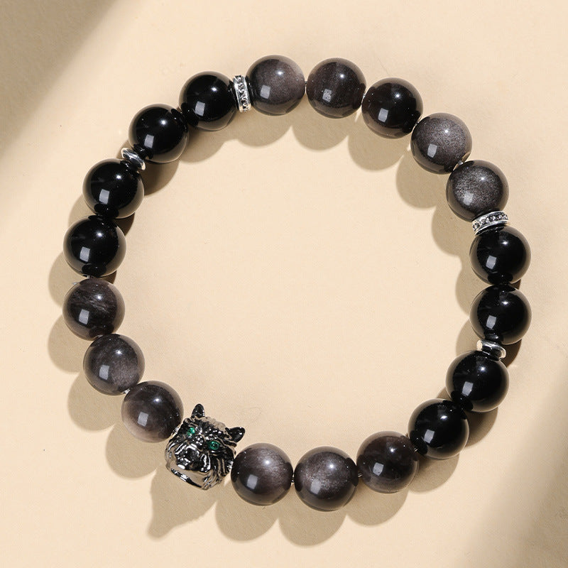 Pulsera de Obsidiana Nevada – Energía Renovada y Protección Espiritual