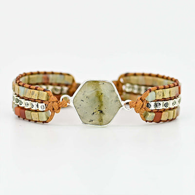 Pulsera Shoushan trenzada – Conexión con la tierra y elegancia natural