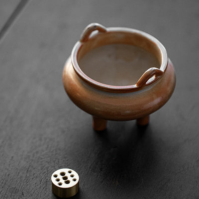 Quemador de Incienso de Cerámica Artesanal – Energía y Armonía Interior