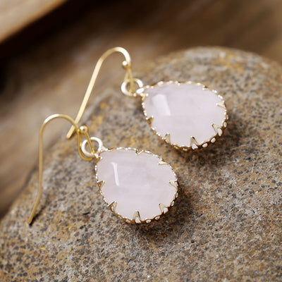 Armonía y Energía: Pendientes de Minerales Naturales para Bienestar