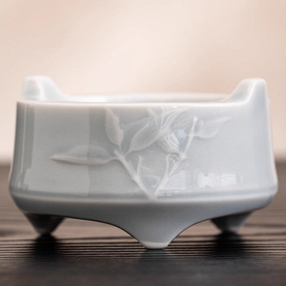 Quemador de Incienso de Bambú y Cerámica – Raíces, Calma y Conexión