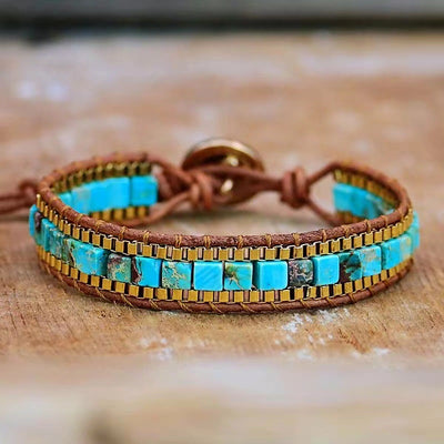 Pulsera de Turquesa – Elegancia Protectora con Energía Natural