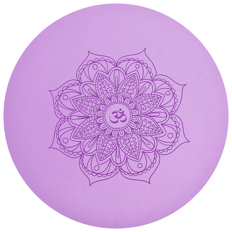 Esterilla Redonda de Meditación PU Antideslizante – 5 mm
