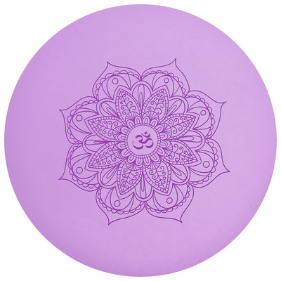 Esterilla Redonda de Meditación PU Antideslizante – 5 mm