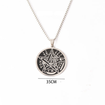 Collar Pentagrama de Salomón Zen – Protección, Sabiduría y Energía Divina
