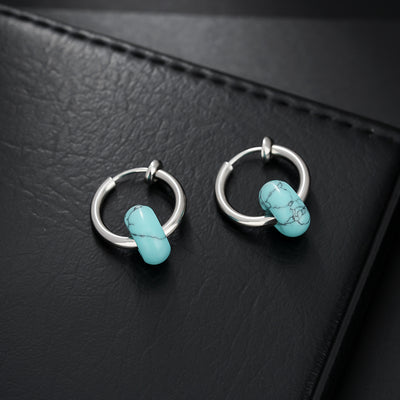 Pendientes de clip de piedra natural: Versatilidad, energía y moda sin límites