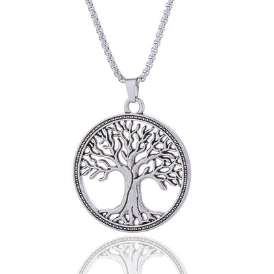 Collar Árbol de la Vida Zen Retro – Energía, Sabiduría y Equilibrio Espiritual