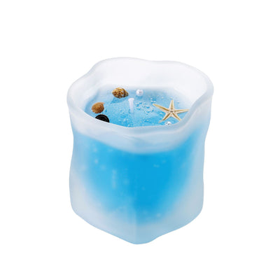 Velas Perfumadas con Conchas Marinas – Fragancia y Armonía del Mar