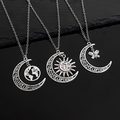 Collar Cruz Lunar Zen – Protección, Luz y Energía Interior