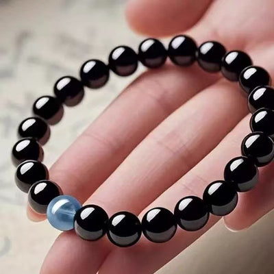 Pulsera de obsidiana y sodalita: protección y claridad para tu día a día