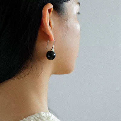 Protección y poder: Pendientes de obsidiana negra para tu bienestar diario
