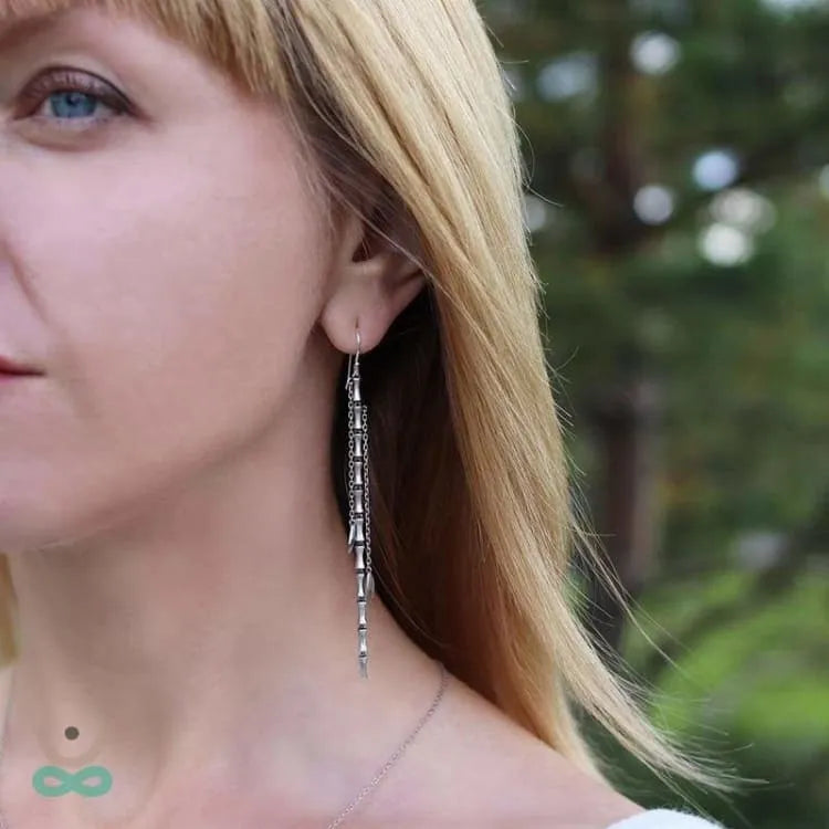 Pendientes "El Bambú de la Felicidad"