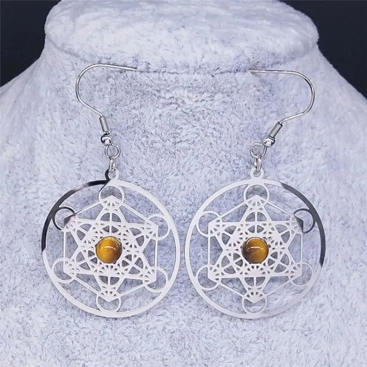 Pendientes de Bohemia Metatron