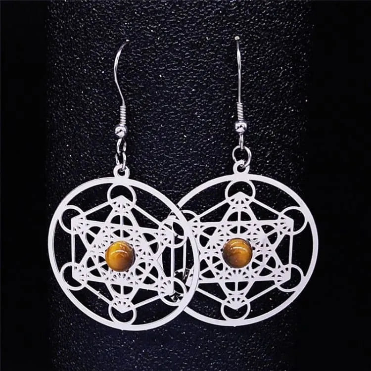 Pendientes de Bohemia Metatron