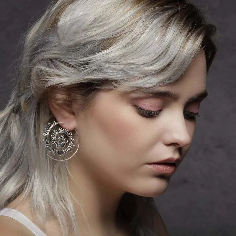 Pendientes en espiral