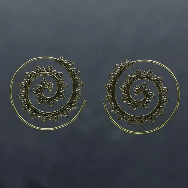 Pendientes en espiral