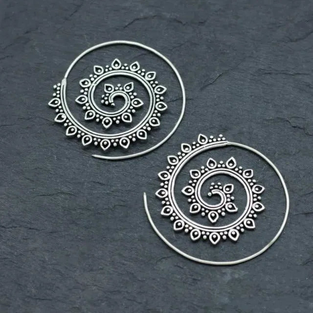 Pendientes en espiral