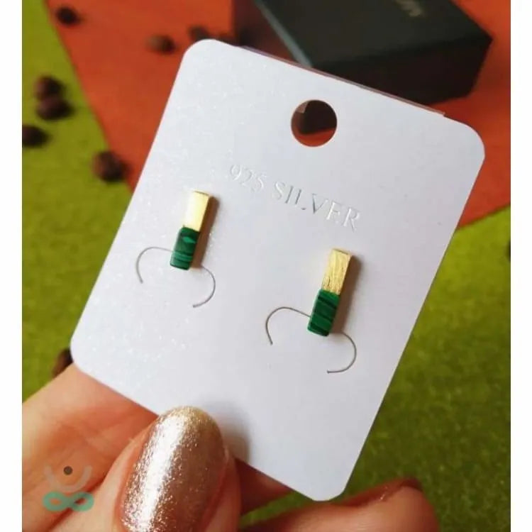 Pequeño Pendiente de Malaquita - Belleza y Protección en Cada Detalle