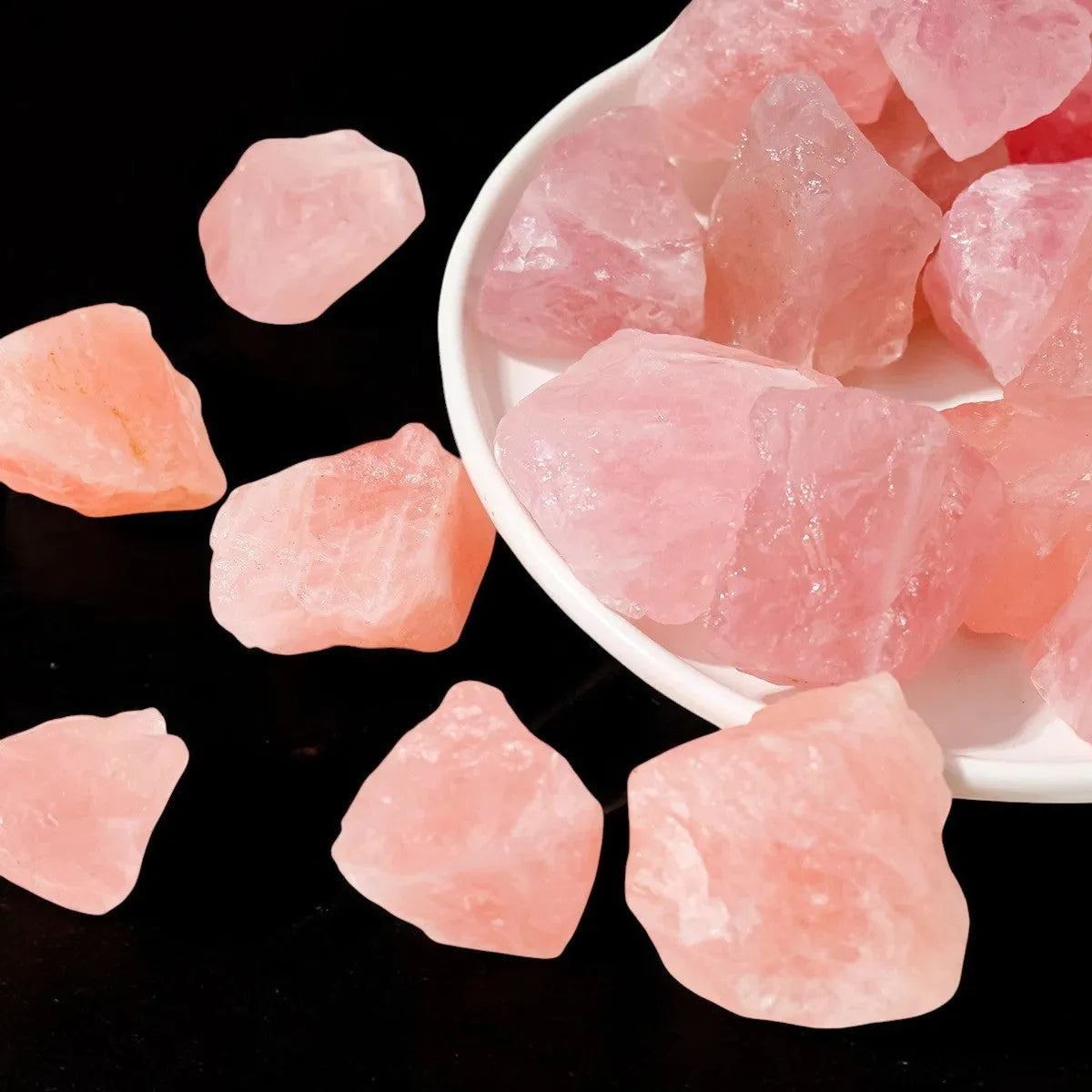 Piedra Bruta de Cuarzo Rosa Natural – Energía Amorosa y Equilibrio Interior
