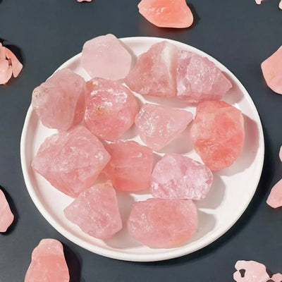 Piedra Bruta de Cuarzo Rosa Natural – Energía Amorosa y Equilibrio Interior