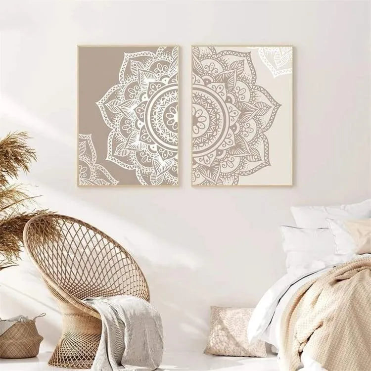 Pintura Zen "la calma del loto".