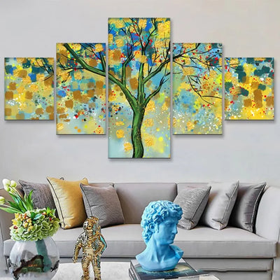 Pintura abstracta del árbol de la vida