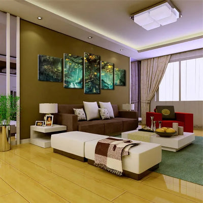 Pintura del árbol de la vida zen