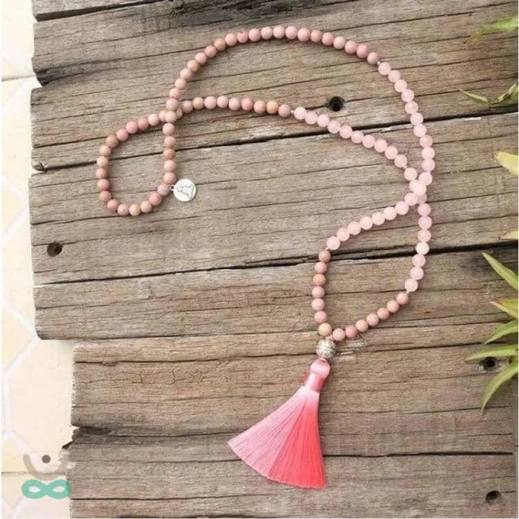 Prestigioso "Amor y Serenidad" en Cuarzo Rosa y Rodocrosita