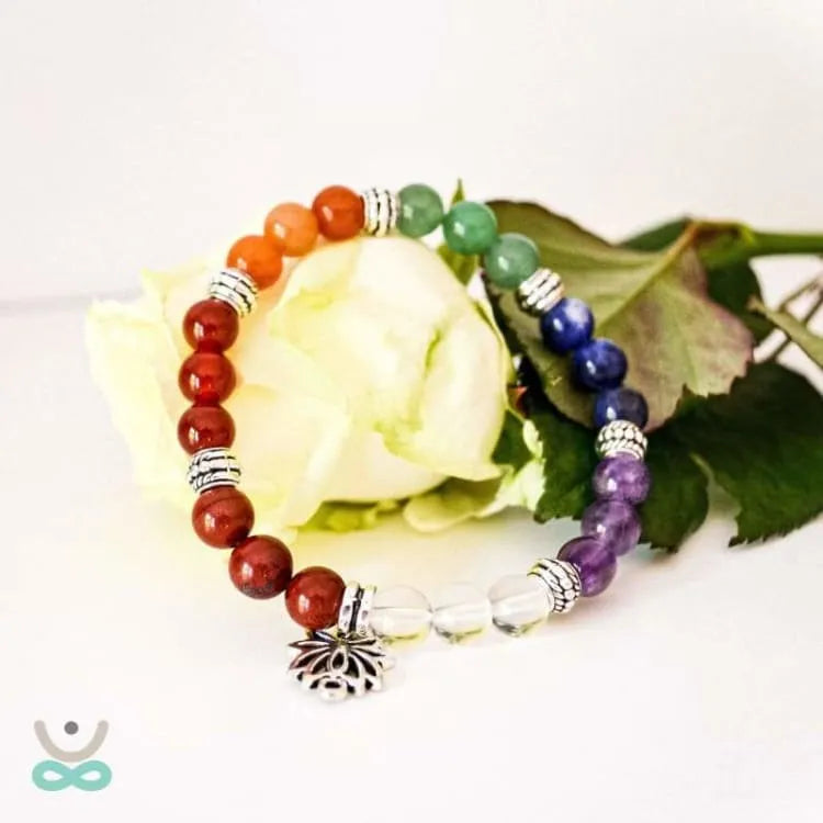 Pulsera 7 chakras y caja de 7 piedras