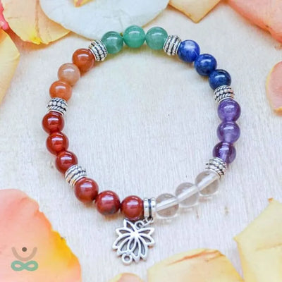 Pulsera 7 chakras y caja de 7 piedras