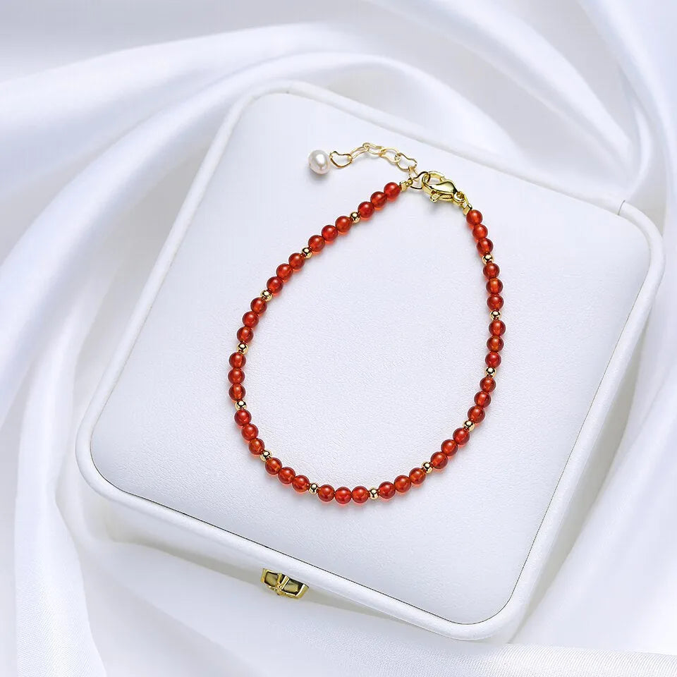 Pulsera Ágata Roja