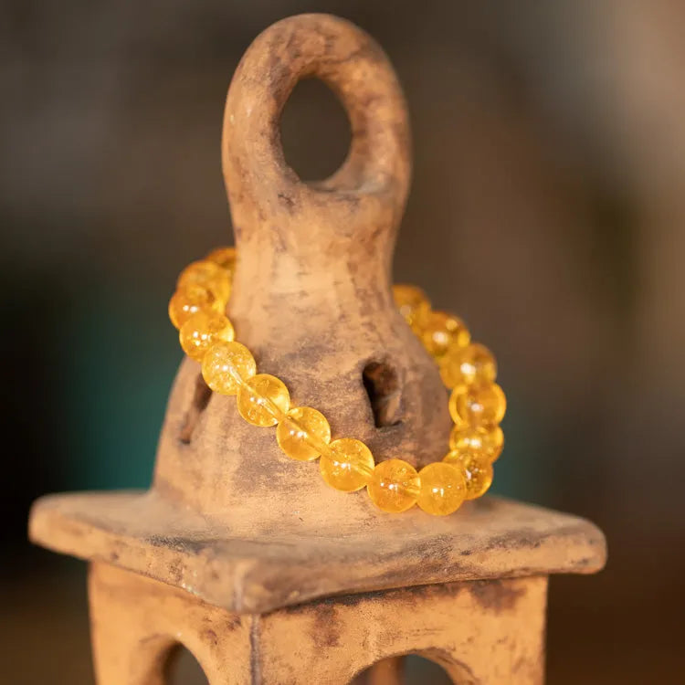 Pulsera "Amor Eterno" en Citrino – Energía y Prosperidad en tu Vida