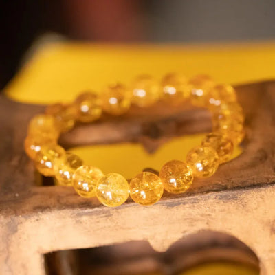 Pulsera "Amor Eterno" en Citrino – Energía y Prosperidad en tu Vida