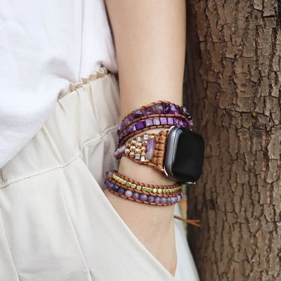 Pulsera Apple Watch Amethyste