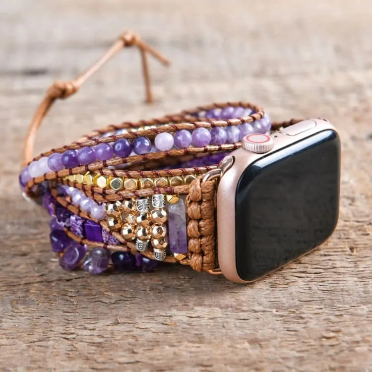 Pulsera Apple Watch Amethyste