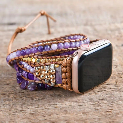 Pulsera Apple Watch Amethyste