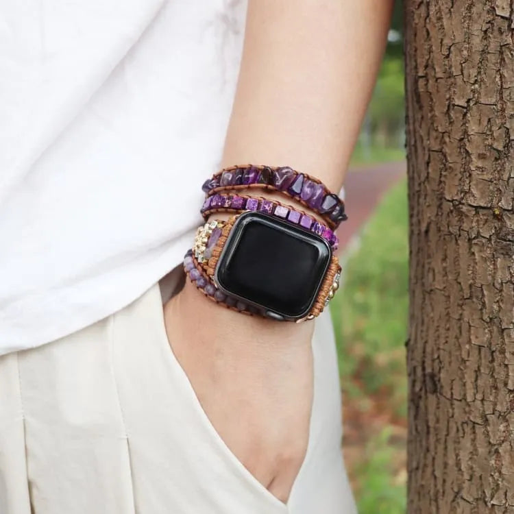 Pulsera Apple Watch Amethyste