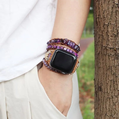 Pulsera Apple Watch Amethyste