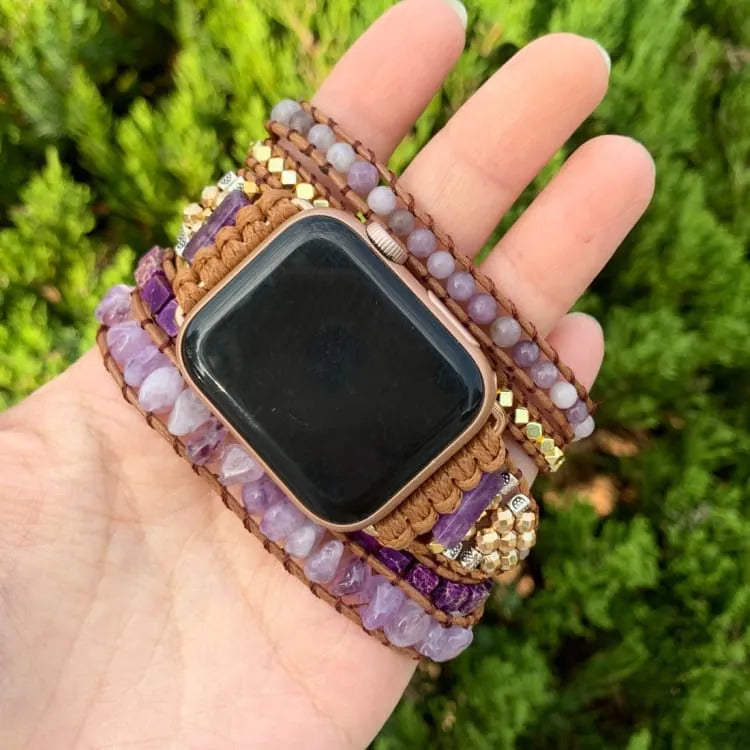 Pulsera Apple Watch Amethyste