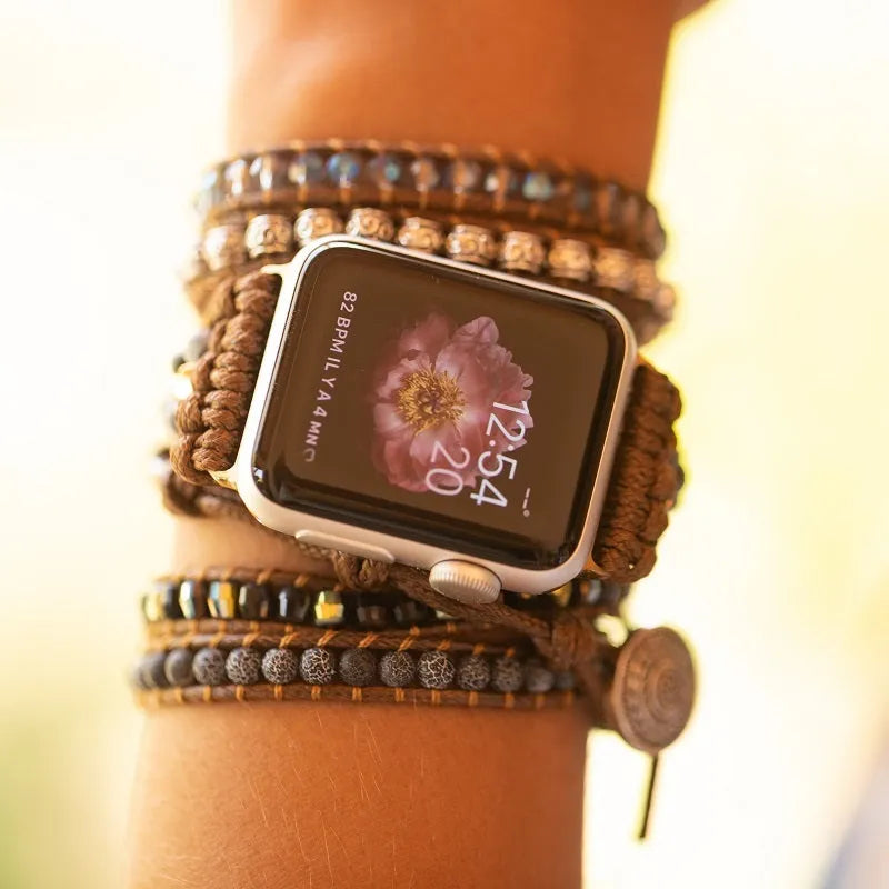 Pulsera Apple Watch en Labradorita