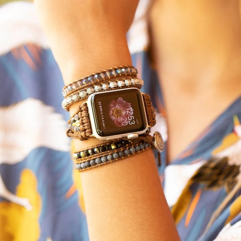 Pulsera Apple Watch en Labradorita
