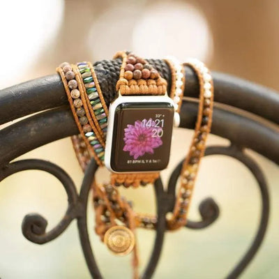 Pulsera Apple Watch en ojo de tigre