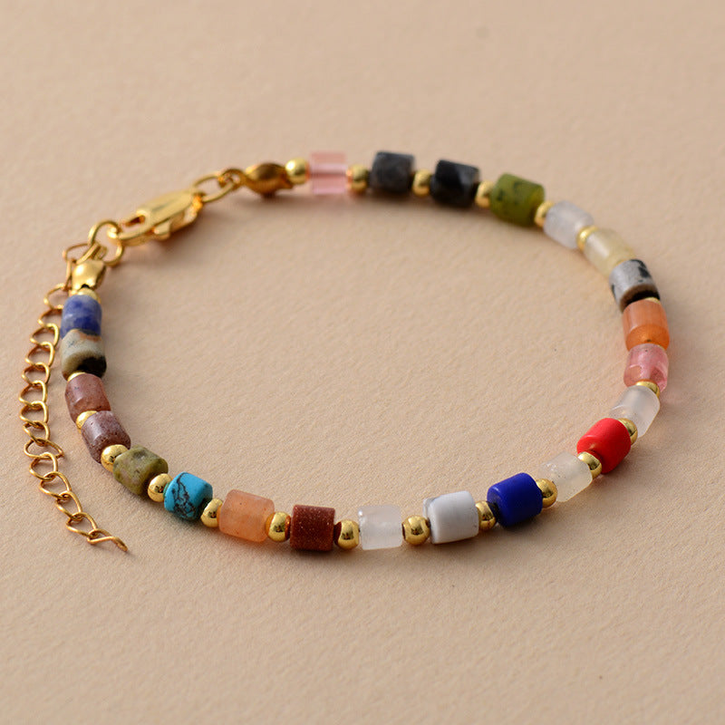 Pulsera Bohemia de Piedras Naturales – Un Toque Único de Energía y Estilo